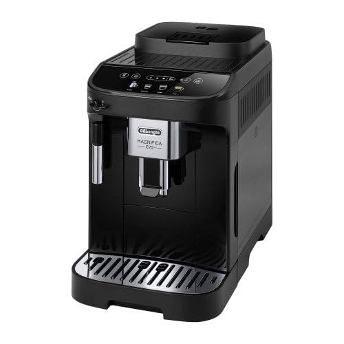 De'Longhi FEB2921.B Magnifica Evo Machine à café automatique, pour café en grains, mousseur à lait performant, commandes faciles