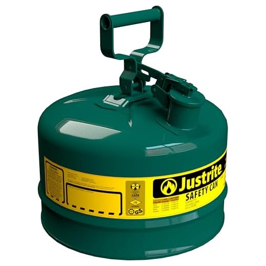 Justrite 2.5 Gallon Safety Can for Oil