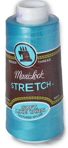 A&E Maxi Lock Stretch Textured Nylon Radiant Turqoise Serger Thread Mwn-32265 #TOP21