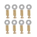 Roisin 8個 DIY 革手縫い位置特定ハンドツール位置決め針ステッチ、固定縫合糸レザーツール 6-12MM