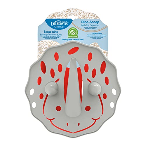 Dr. Brown's Cleanup Dino-Scoop Baby Bath Toy Organizer, Certified Plastic Neutral #TOP5