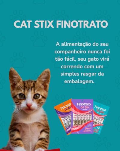 Cat Stix Finotrato Caixa com 36 tubos de 15g Carne