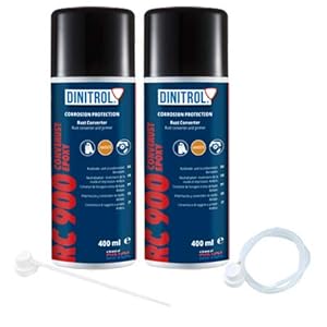 2 x DINITROL RC900 ROESTCONVERTER PRIMER 400ml CAN + UITSTEKING NOZZLE PREVENTIE