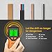 Stud Finder Wall Scanner - 5 in 1 Stud Finder Tool w/Microprocessor Chip and HD LCD Display, Stud Detector Beam Finders for the Center and Edge of Wood AC Wire Metal Studs Joist Pipe (Lox)