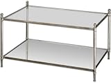 Uttermost Gannon 36 x 23 Rectangular Mirrored Glass Coffee Table