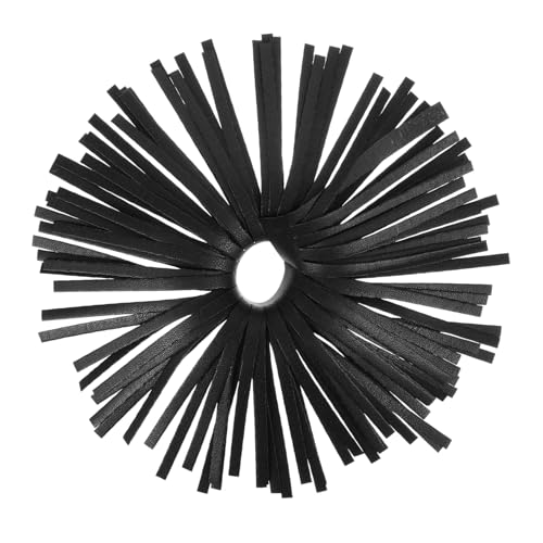 STOBOK 3 Folhas Couro Franjado Decoração Traje De Dança De Dança Com Franja e Borla Aparar Borla Len