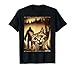 Cat and Bigfoot Funny Selfie Adventure Artwork T-Shirt