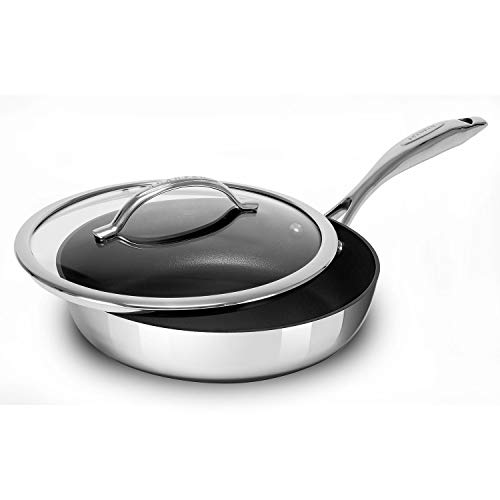 Scanpan HaptIQ 13 Piece Stainless Steel Nonstick Cookware Set - Made in Denmark - Dishwasher Safe