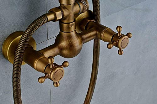 Ensemble de douche de pluie rétro pour une salle de bain esprit spa à la maison