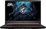 MSI GF65 Thin 10UE Gaming Laptop: 15.6" 144hz IPS-Level Screen, Intel 10th Gen i5-10500H, NVIDIA GeForce RTX3060, 512GB SSD, 8GB Memory, Black