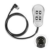 kelmado MLSK13-B3 4 Button 5 Pin Lift Chair Remote, Power Recliner Hand Controller with Backlight, Prong Remote Hand Control for Electric Lift Recliners and Sofas