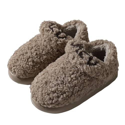�O�� �����ƕt�� �X���b�p ���f�B�[�X �w�Z Package Heel Couple Cotton Slippers Winter Warm Plush Thick Bottom Indoor Home Non ���킢�� ���� �����Ƃ��� ����