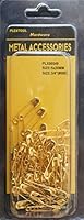 Algopix Similar Product 12 - Plextool Safety Pins Golden Tone 000