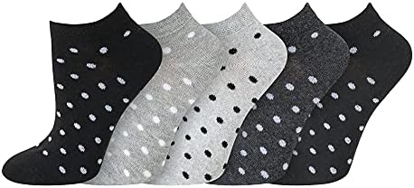 Socksmad Ladies colour heel & toe socks black in a multipack cotton rich honeycomb summer trainer liners 5 Pair Pack