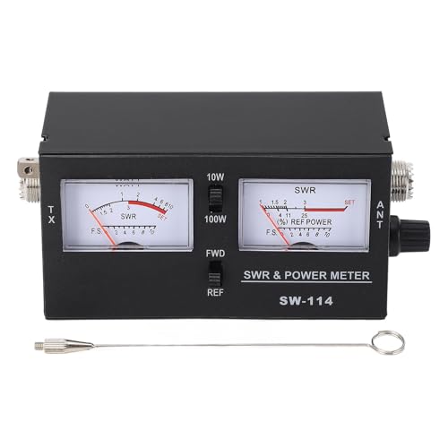 Medidor SWR digital con conector SO239 para pruebas de intensidad de campo RF 6