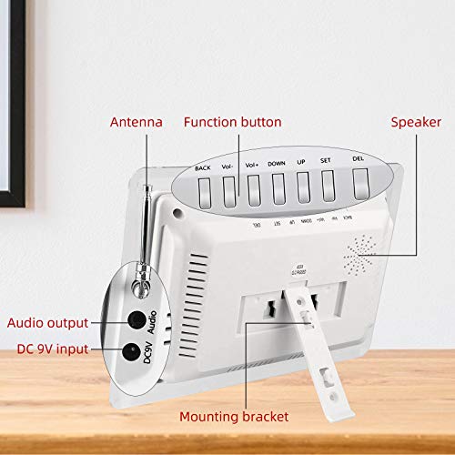 Retekess T114 Restaurant Pager System,6 Partition Modes,Customers Patient Call System,10 3-Key Alert Call Button For Hospital,Restaurant,Nursing Home,Cafe,Bar #TOP5
