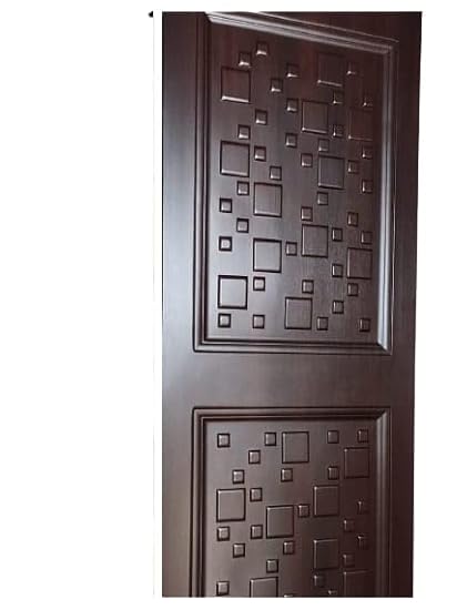 V I P Door House, Designer Door Brown PVC Door, for Home, Interior and Bathroom Homes (160 cm)