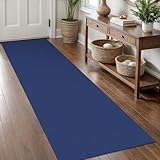 Información del producto: Tamaño: 2 x 8 pies (24 x 96 pulgadas). Grosor: alfombra: 0,5 cm. Borde: 0,8 cm. Si el espacio de tu puerta es inferior a 0.35 pulgadas, esta alfombra puede evitar que se abra suavemente. Mide la distancia de tu puerta antes de comprar