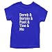 Expression Tees Youth (White Print) It's Everyday T-Shirt Small Royal Blue