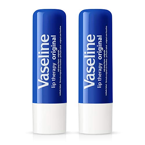 Vaseline Lip Therapy Stick with Petroleum Jelly (Original, 0.16 Ounce (Pack of 2))