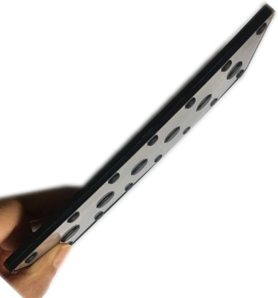 Foot Rest Pedals Pad Non-Slip No Drill Aluminum Alloy Footrest Side Pedal Mat for Most of Toyota Lexus Models