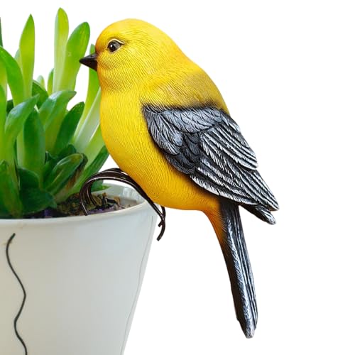 Statues d'oiseaux en résine pour décoration de jardin et maison