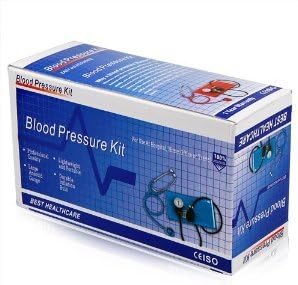 Valuemed Aneroid Clinical Sphygmomanometer & green tube single head Stethoscope medical pack - Image 4