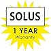 Solus S1721-BK Black Aluminum Wing Clip Post Top Fitter for 3