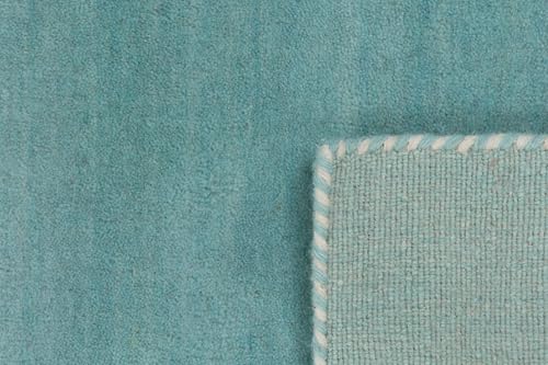 Tapis laine Inde Loom Gabbeh Mint 293x76 cm couloir