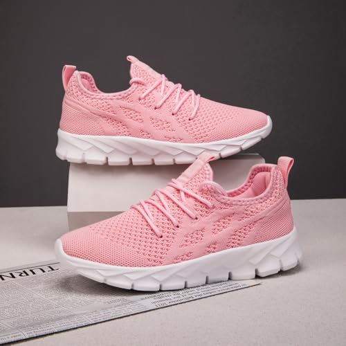 Image of DLWKIPV Womens Slip on Walking Tennis Shoes for Women Work Running Athletic Gym Sports Sneakers Lightweight Casual Shoe