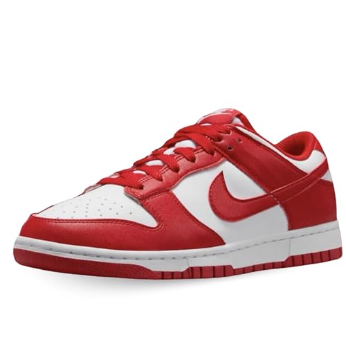 Nike Baskets Dunk Low Next Nature pour femme, Blanc/rouge universitaire/blanc, 43 EU