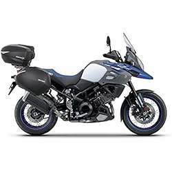 Soporte Maletas V Strom 650 Shad S0VS14ST Soporte de Baúl para Suzuki V-Strom 1000, Negro