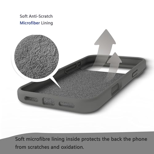 Image of iPhone 17 pro Max /18 pro Max Case Silicone(Charcoal Gray)
