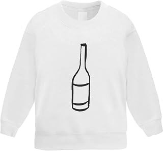 Azeeda 'Wine Bottle' Kid's Sweatshirt/Jumper (5-6 Years) (KW00013634)
