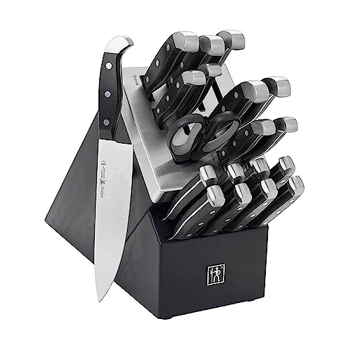Comparison: Best Self Sharpening Knife Set 11 Henckels International Statement 20 Piece Black Self-Sharpening Knife Block Set