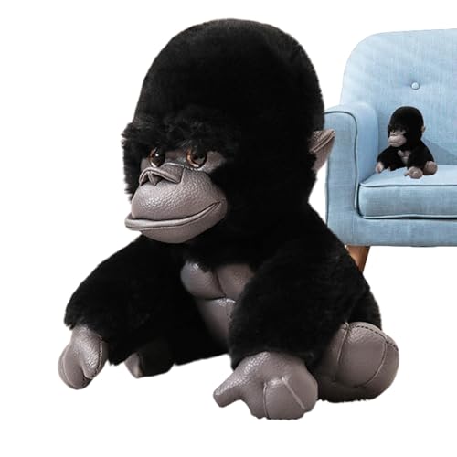 Animal de Peluche de Grande,Animales de Peluche de,Peluches de hiperrealistas de Juguete de Peluche de 7,87 Pulgadas - Gibbon Monkey Plush, Almohada de Animal de Juguete para niños, Adultos, niños, n