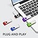 AreTop 2GB USB Flash Drive 10 Pack Pen Drive Memory Stick USB2.0 Pendrive Thumb Drives Bulk for Fold Data Storage Memoria USB (Bulk 10 PCS - Mixed Colors Black/Blue/Purple/Green/Red)