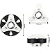 Jetec 3 Pack 285753A Motor Coupler Clothes Washer Drive Motor Coupling with Metal Reinforced Core Replacement Parts Compatible with 285753A AP3963893 PS1485646 285753 1195967