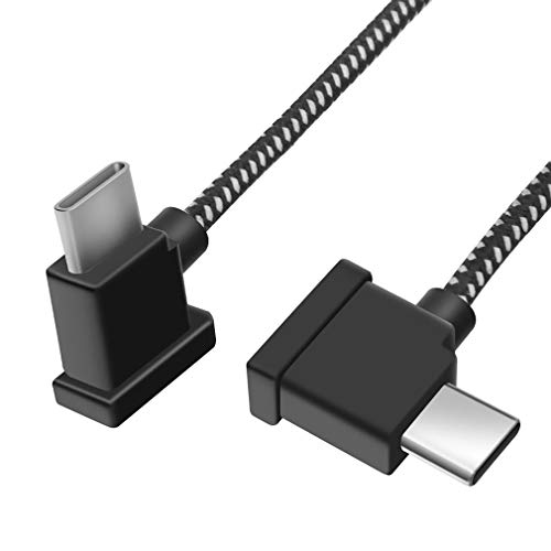 LYONGTECH Câble de télécommande USB C vers USB-C RC-N1 de 30,5 cm pour DJI Mini 2, Mavic 3, Air 2S, Mavic Air 2, Mini 3, 3 m OTG RC Tablet Phone Extension (connecteur de type C)
