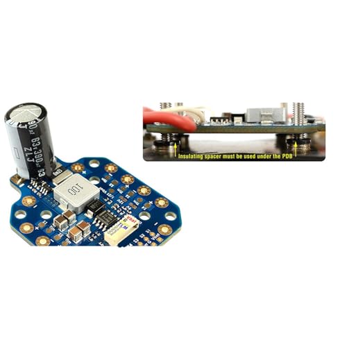 PDB-Hex 12S Placa Distribución de Energía con BEC Triple Voltaje 30.5 y 20mm 2