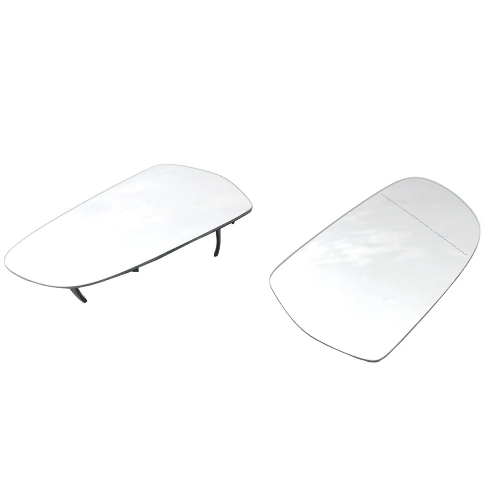 Cristal de espejo retrovisor calefactado Espejo retrovisor exterior blanco calefactable, par 8K0857536F 8K0857535F para AUDI A3 A4 A5