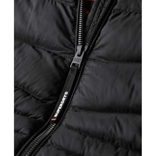 Superdry Para Mujer. W5011724A Chaqueta Acolchada Hooded Fuji Negro (M), Casual, PoliéSter - 4
