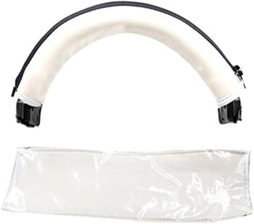 NC - Diadema con cremallera para auriculares, cubierta superior, inalámbrico, accesorios de repuesto para Corsair Virtuoso RGB, color blanco