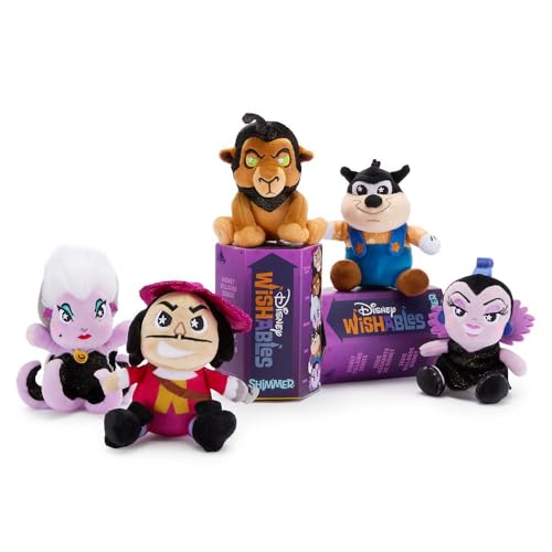 DISNEY STORE Official Villains Wishables Shimmer Series - Disney ...