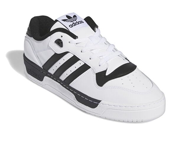 Image of adidas Originals Men Leather Rivalry Low, Casual Shoes, White, UK-12
