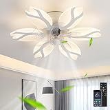 Salon Ventilador De Techo Con Luz Dimmable Lampara Ventilador Techo 6 Velocidades Reversible Smart Ceiling Fan Light And Remote Control App Plafones De Techo Modernos Infantil Dormitorio Brillante