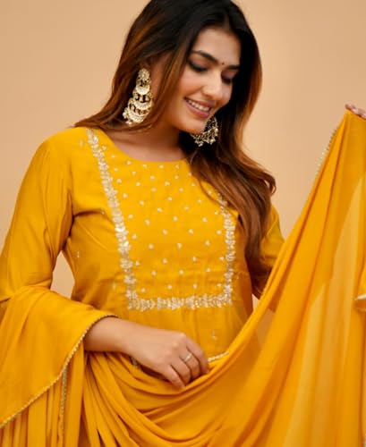 Image of Shiv Textiles Women Kurta Sets for Women