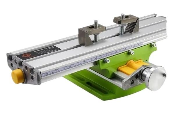 Table de travail pour mini fraiseuse de précision avec étau pour perceuse à colonne
