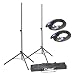 Produktbild ah Stands SPS023SET2 Boxenständer Set 2 Boxenständer mit Tasche und SPKn Kabel