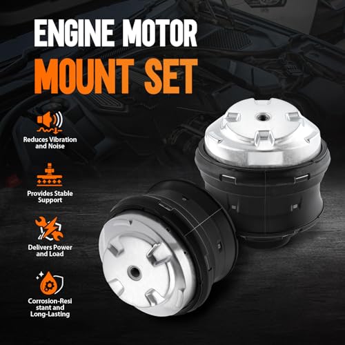 Image of AUTOKAY Oil Filled Hydraulic Engine Motor Mount for Mercedes Benz | C280 CLK320 E320,LH RH Sides, 2 Pcs, 102537, 2022404917, 2032400517, 9562